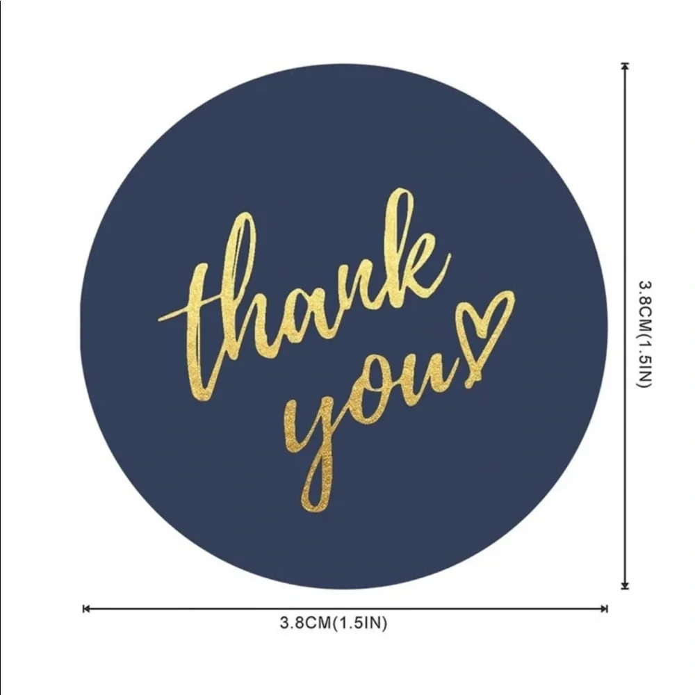Variety Roll‎ of 500 Thank You Stickers
